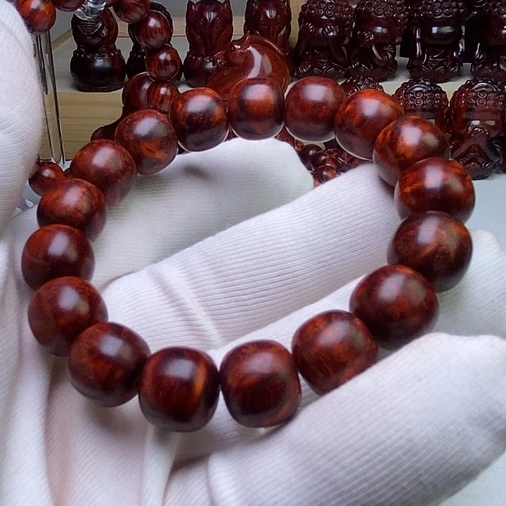 檀香紫檀（小叶紫檀）手串/手链1213高油密树头瘤