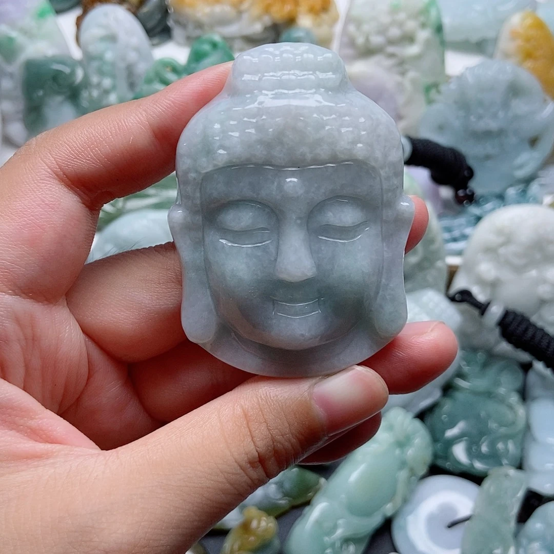 翡翠未镶嵌吊坠(不含链)1