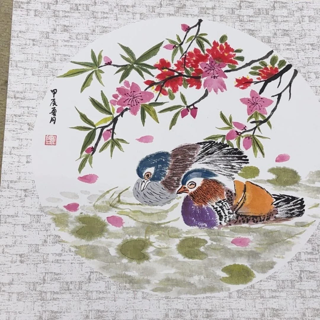 国画33-33卡纸作品艺