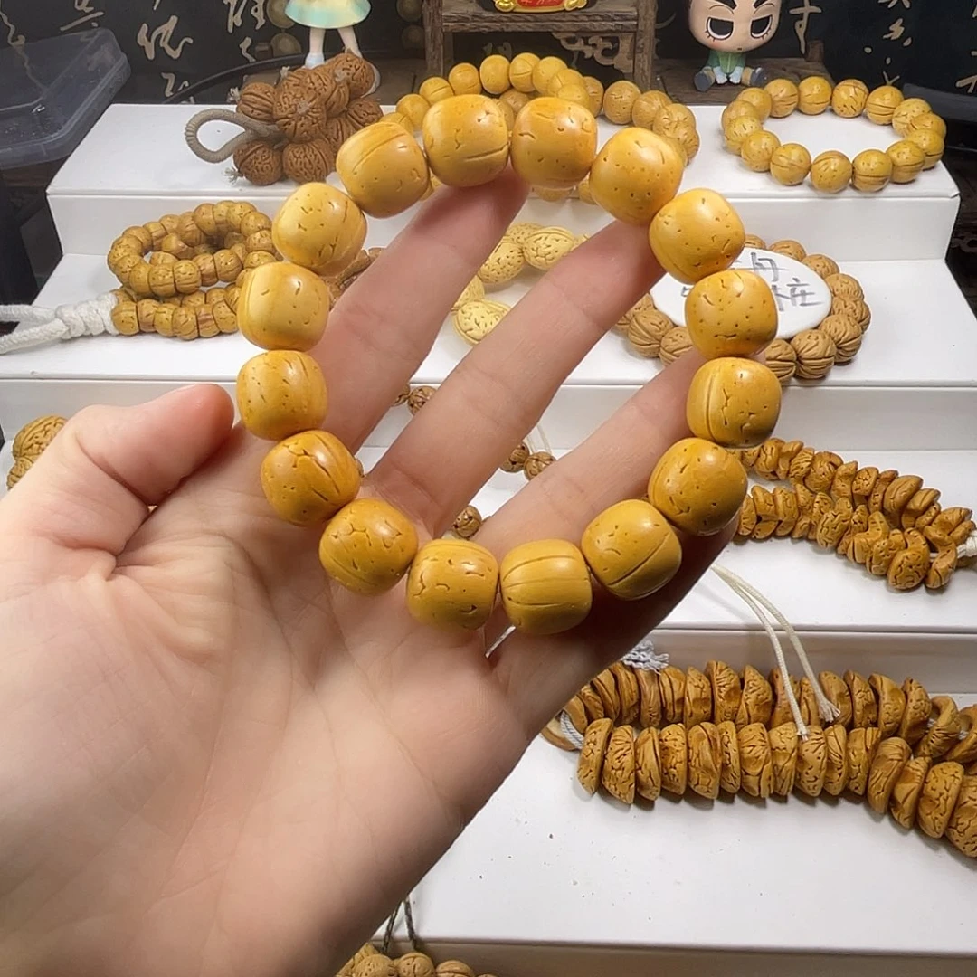 伟***东北脑纹桃核15老型奶油