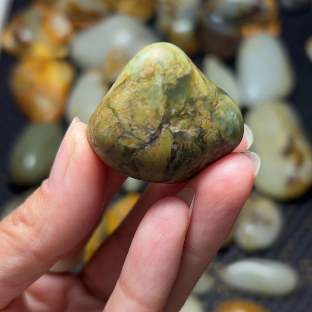 和田玉未镶嵌挂件A136