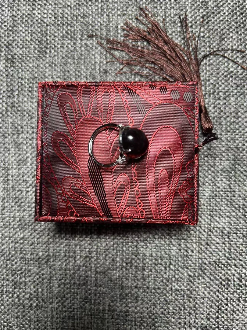 绿色简约藏域戒指R2