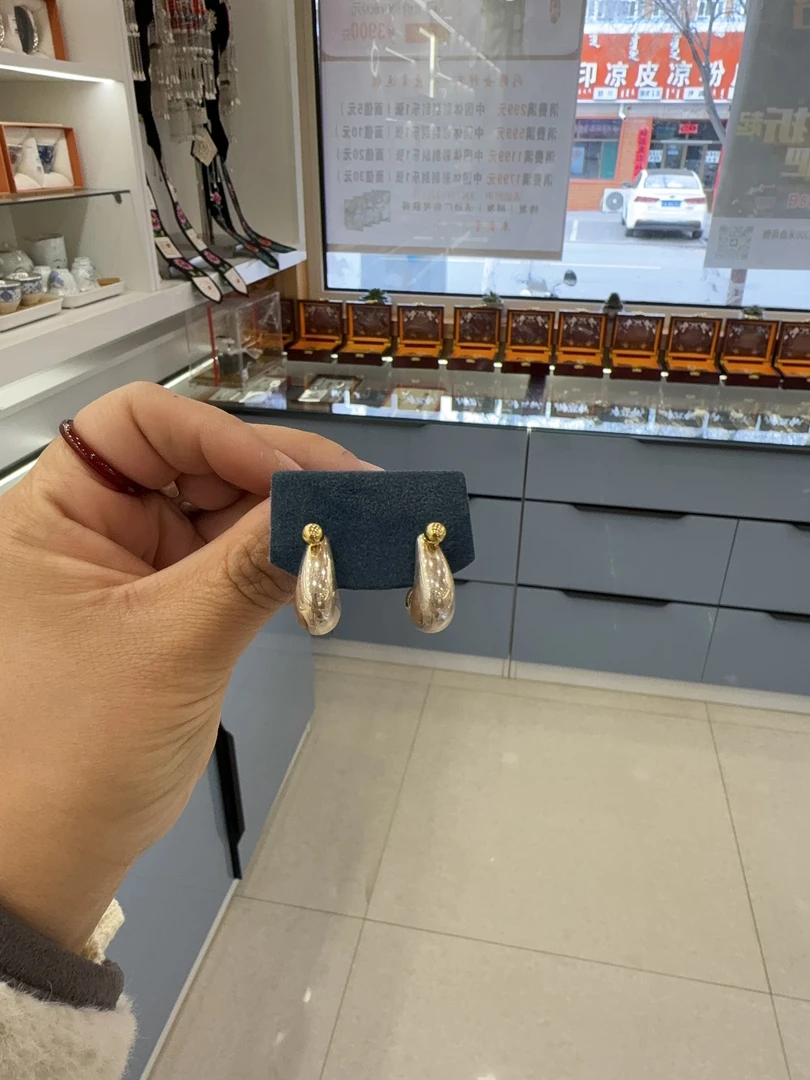 925银耳饰 耳钉 吊篮 手工气质百搭