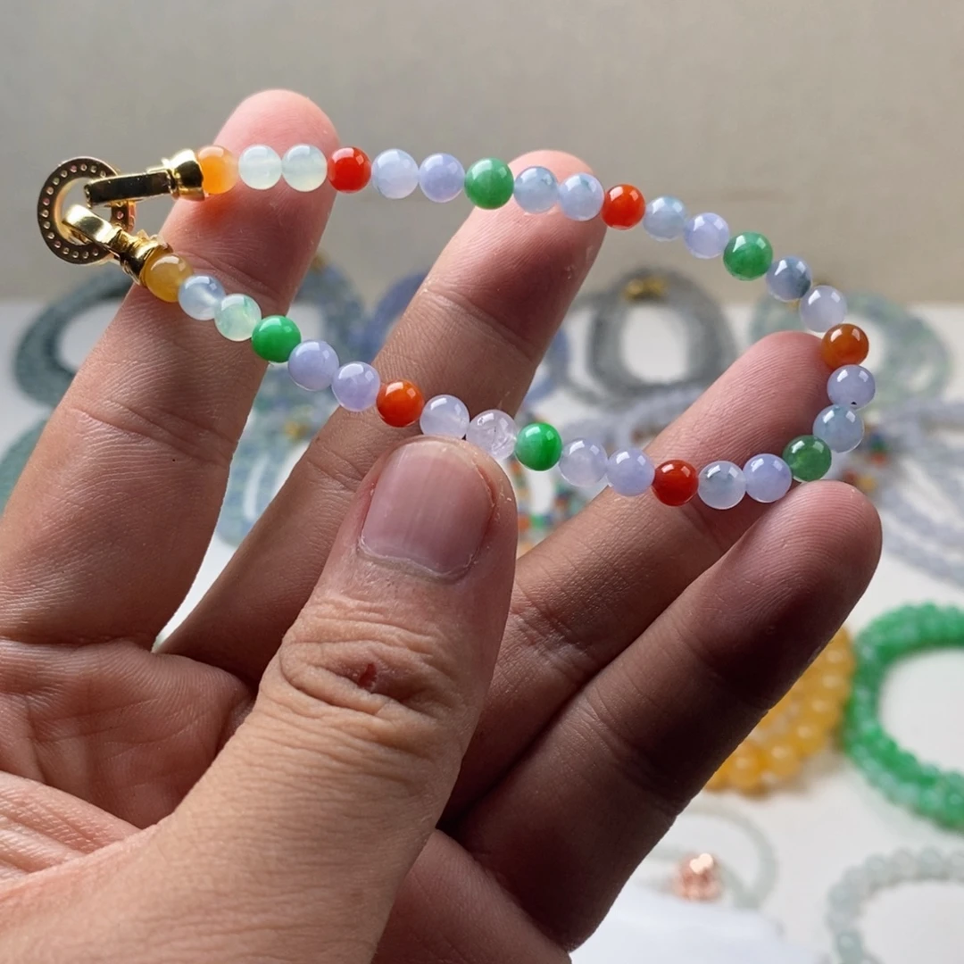 定制翡翠未镶嵌缅甸翡翠a货卡5.5