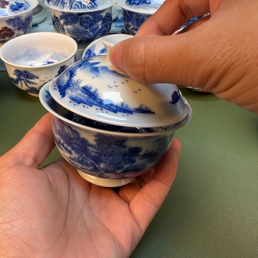 纯手工纯手绘茶具石头83