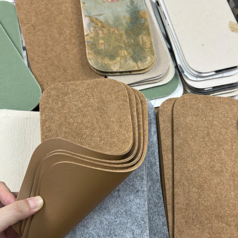 艺宣阁加厚[双面皮羊毛毡]咖色高档加厚书画羊毛毡画毡皮垫臂垫