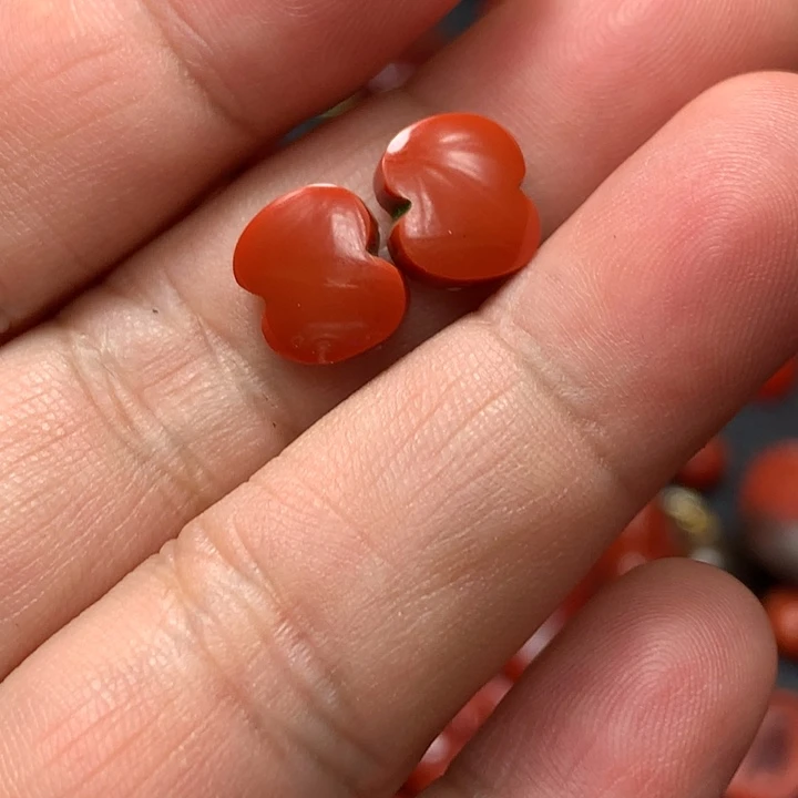 南红玛瑙未镶嵌颈饰