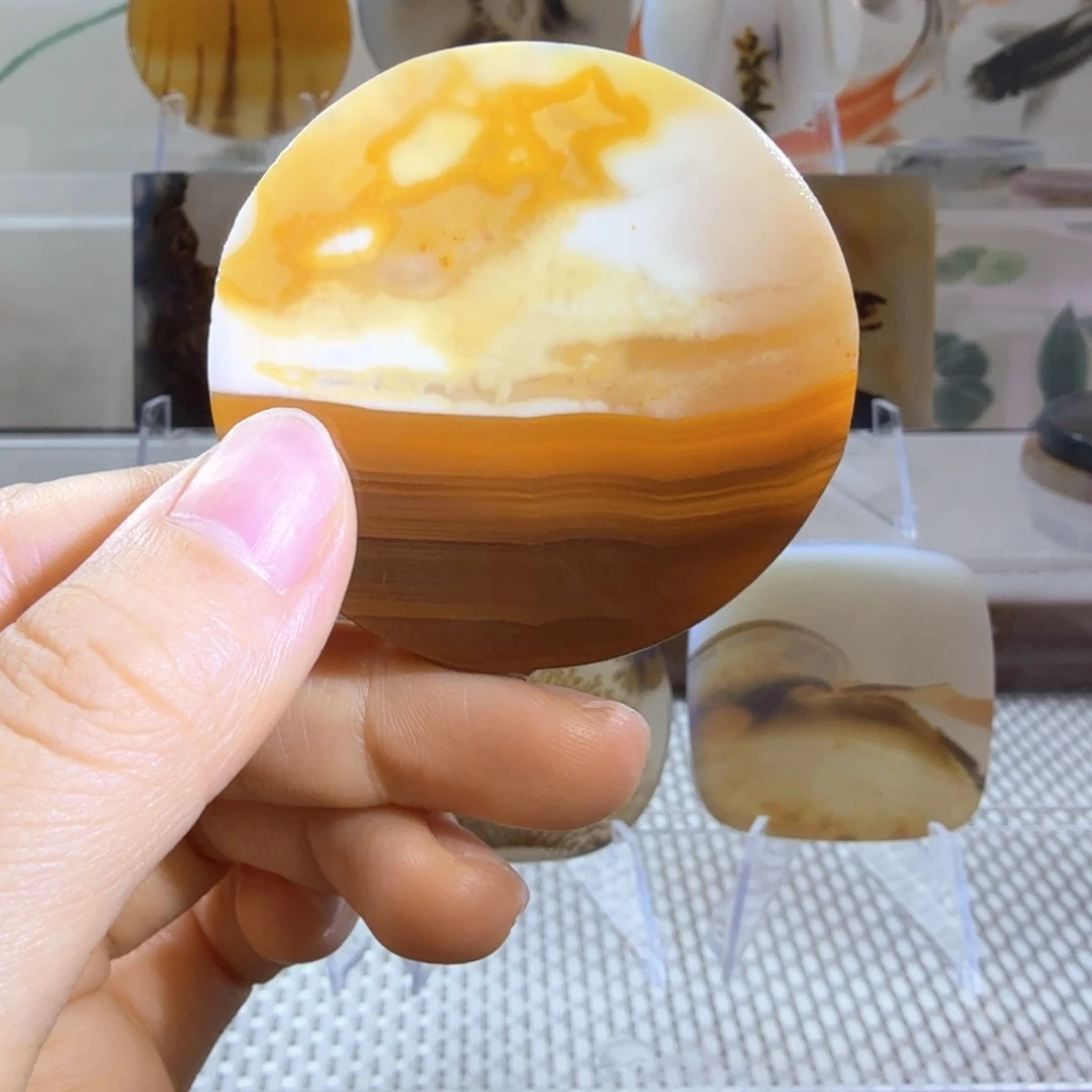 玛瑙/玉髓未镶嵌吊坠(不含链)58