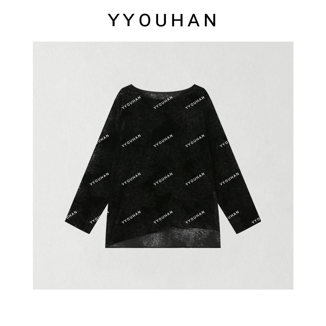 YYOUHAN 2025新款【繁花如梦】小众设计百搭长袖防晒T恤 2505C2988