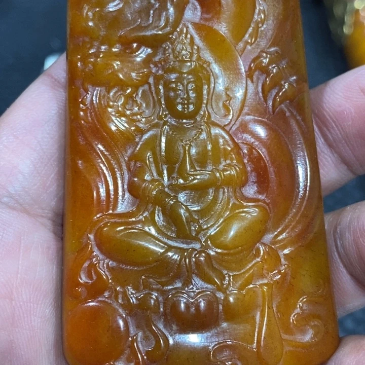 滴血莲花菩提吊坠