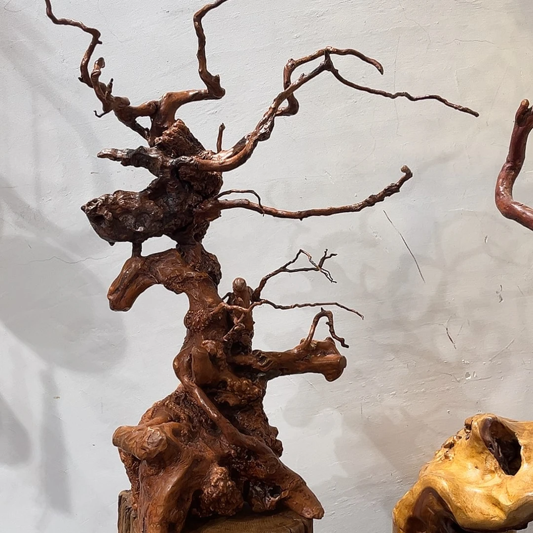 沧***田香榧木摆件箱和工具350