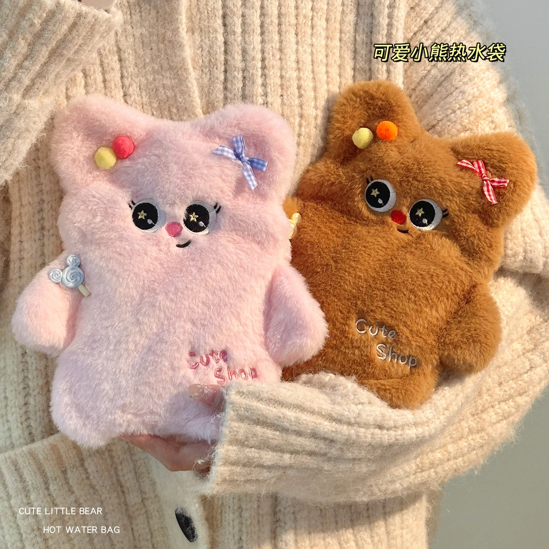 小号热水袋注水式双插拆卸暖水袋暖手宝暖宝宝发热宝冬季礼品