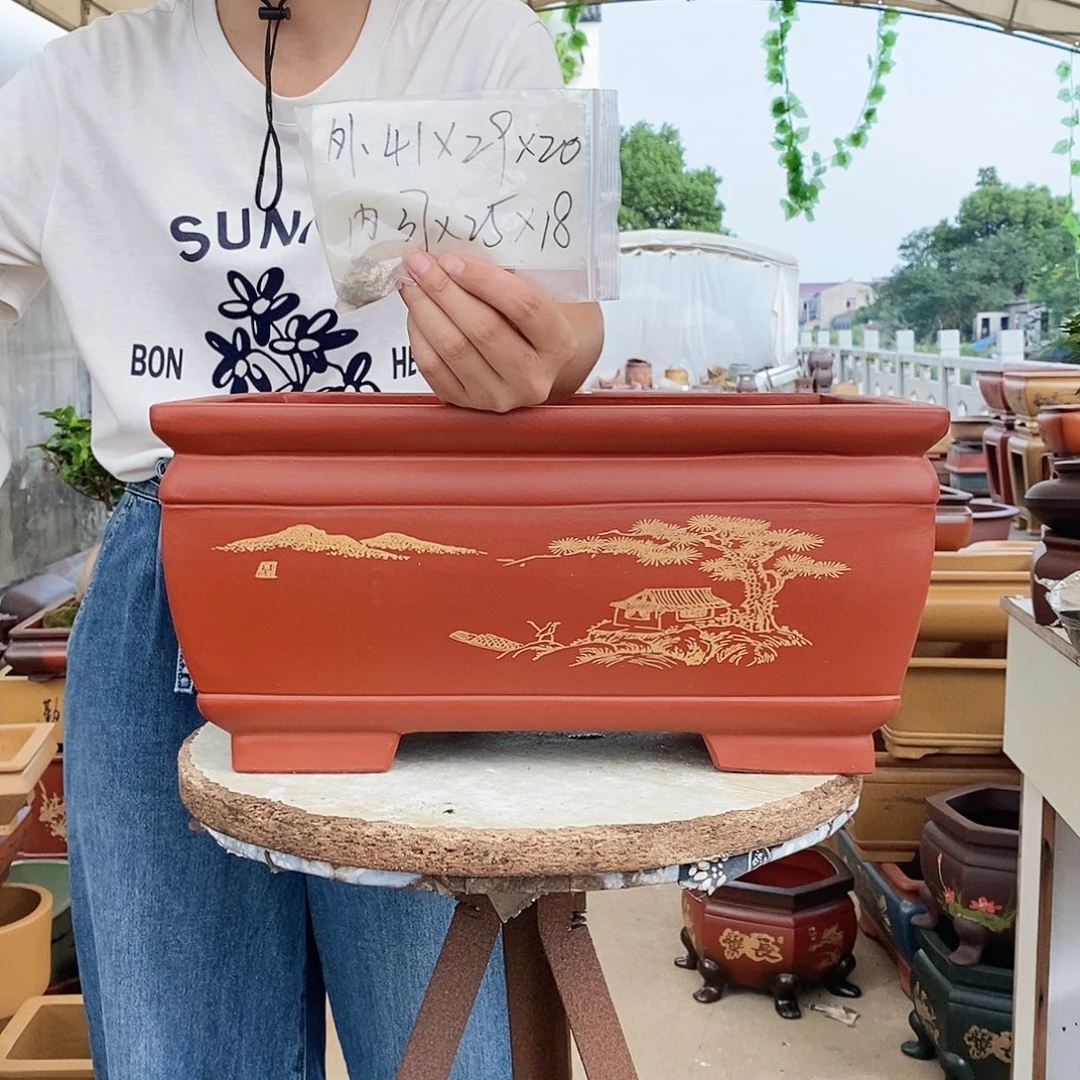 紫砂花盆紫砂花盆