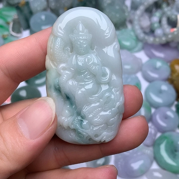 翡翠未镶嵌颈饰天然翡翠