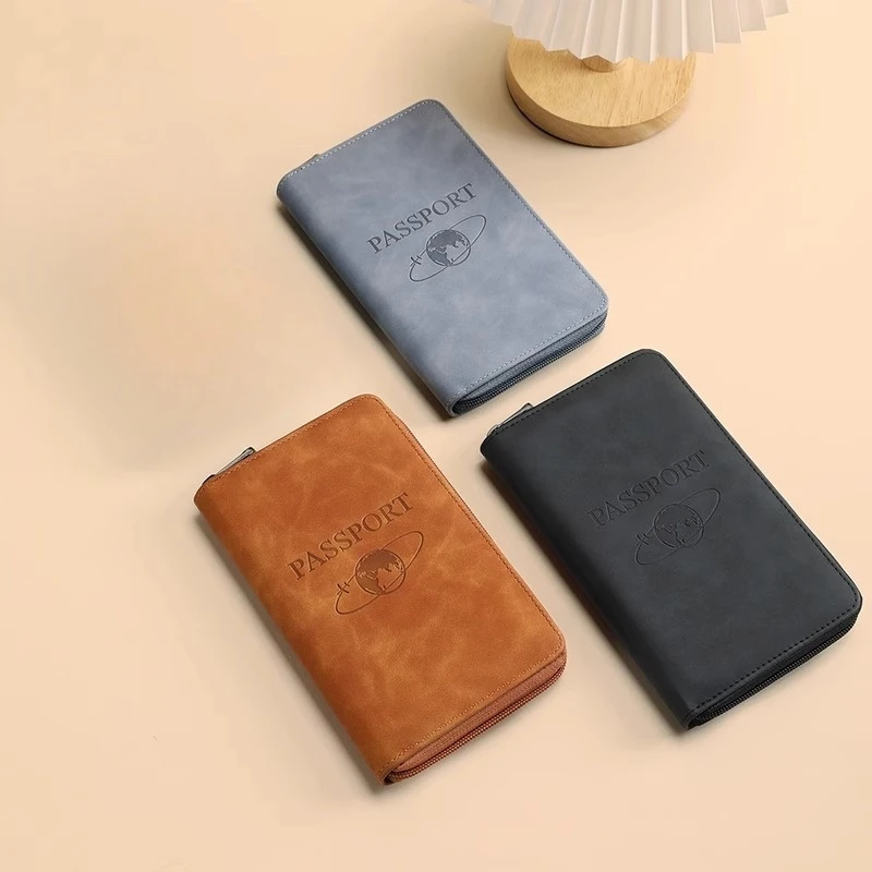 新款时尚出国护照收纳包保护套机票夹支票旅行证件多功能卡包便捷