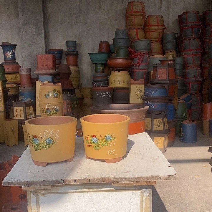 紫砂花盆花盆花盆