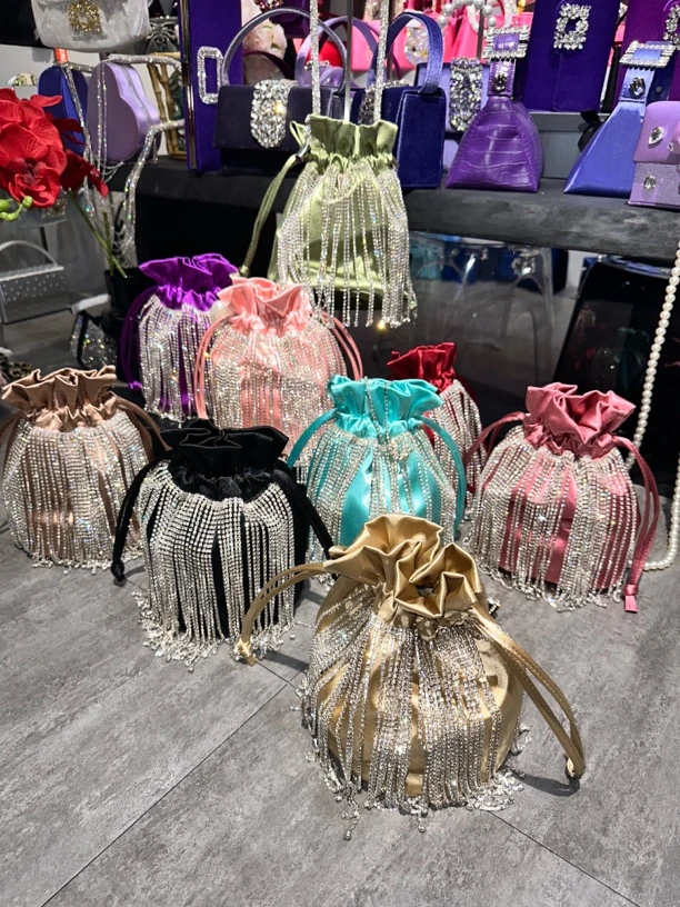 透明款lulu风圆形宅萌系百搭休闲单肩包学院风甜辣风Y3K时尚抽绳