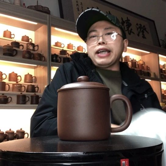 茶杯紫泥老板杯容量350
