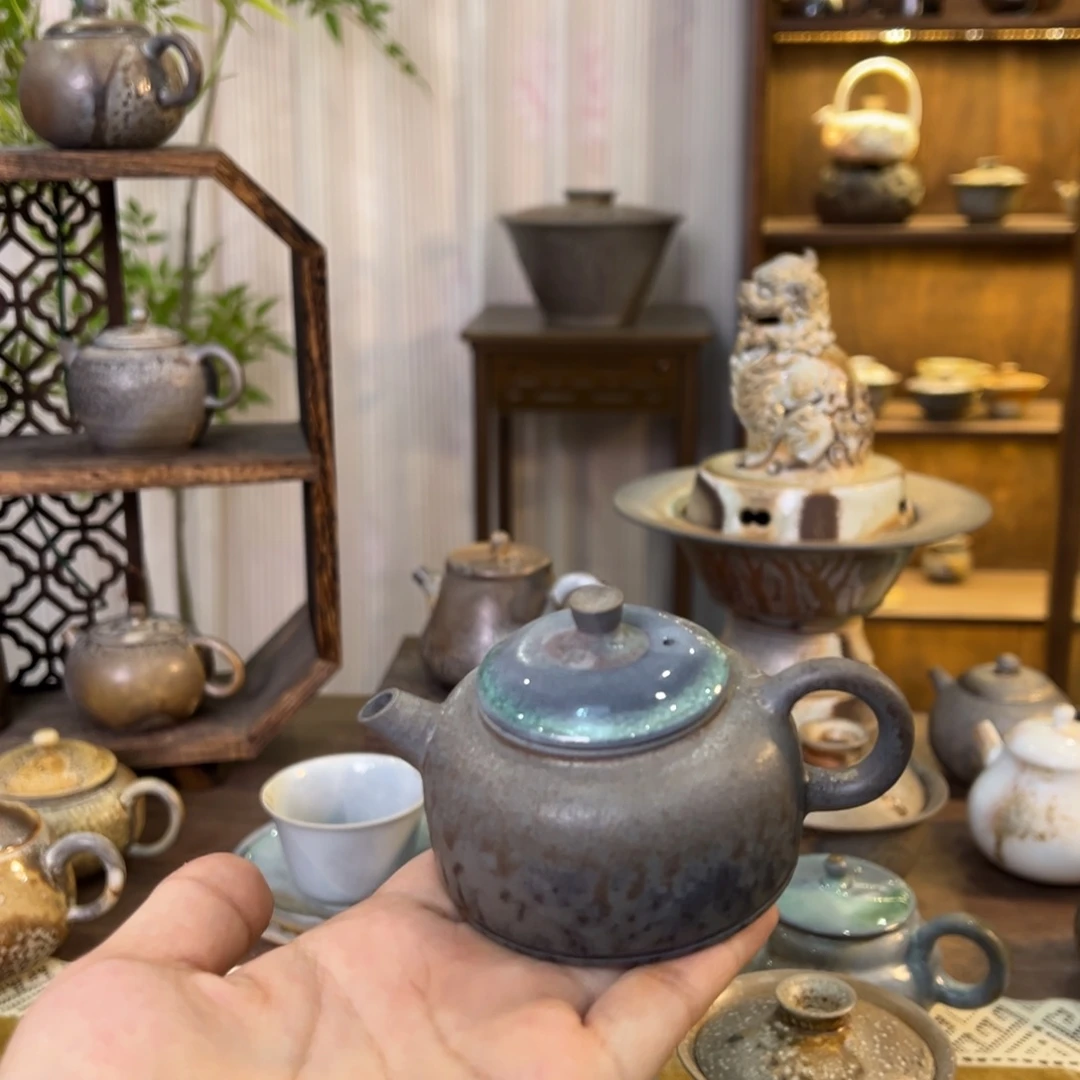 不染柴烧精品德钟