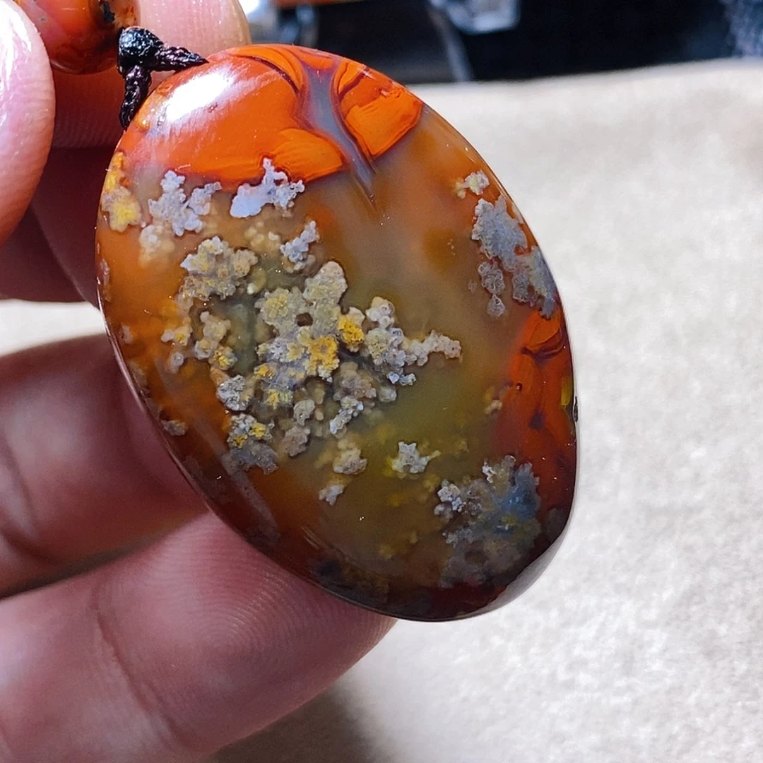 玛瑙/玉髓颈饰未镶嵌渔**晚