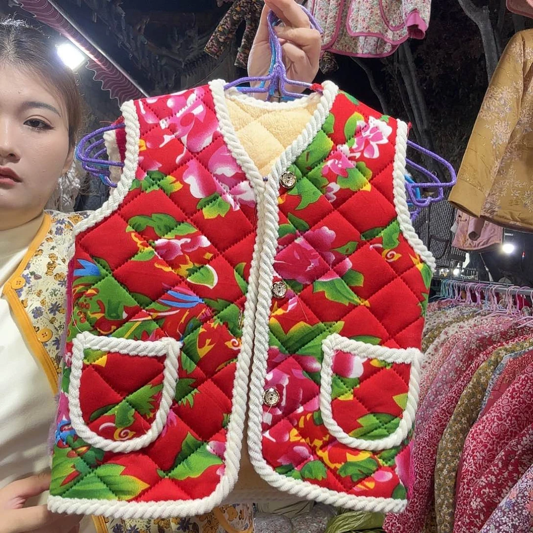 三醋酯纤维儿童福利款马甲 100码-130码