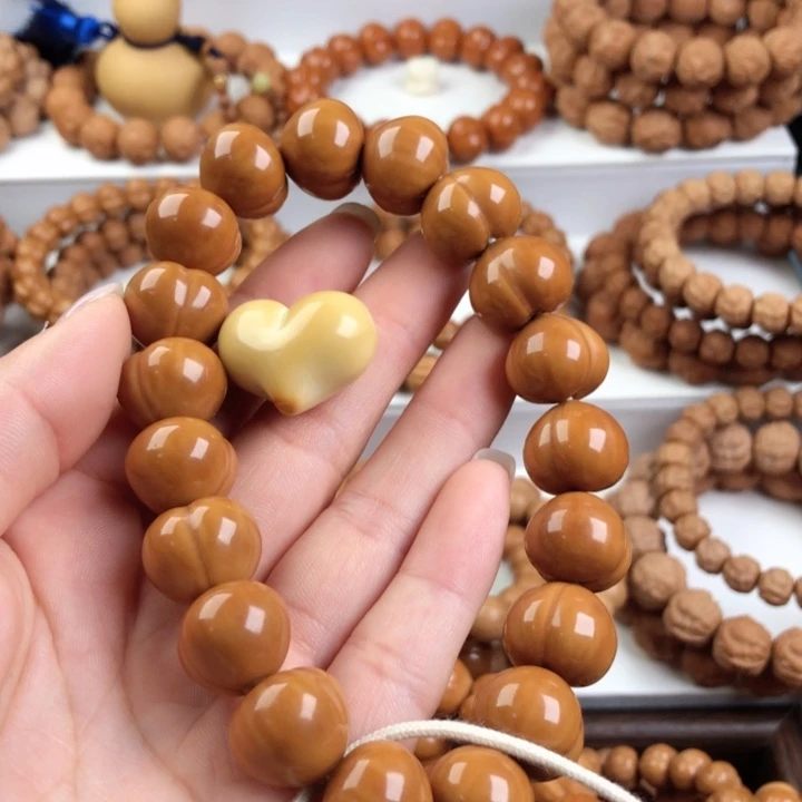 手串/手链核桃皮***图亮面屁桃