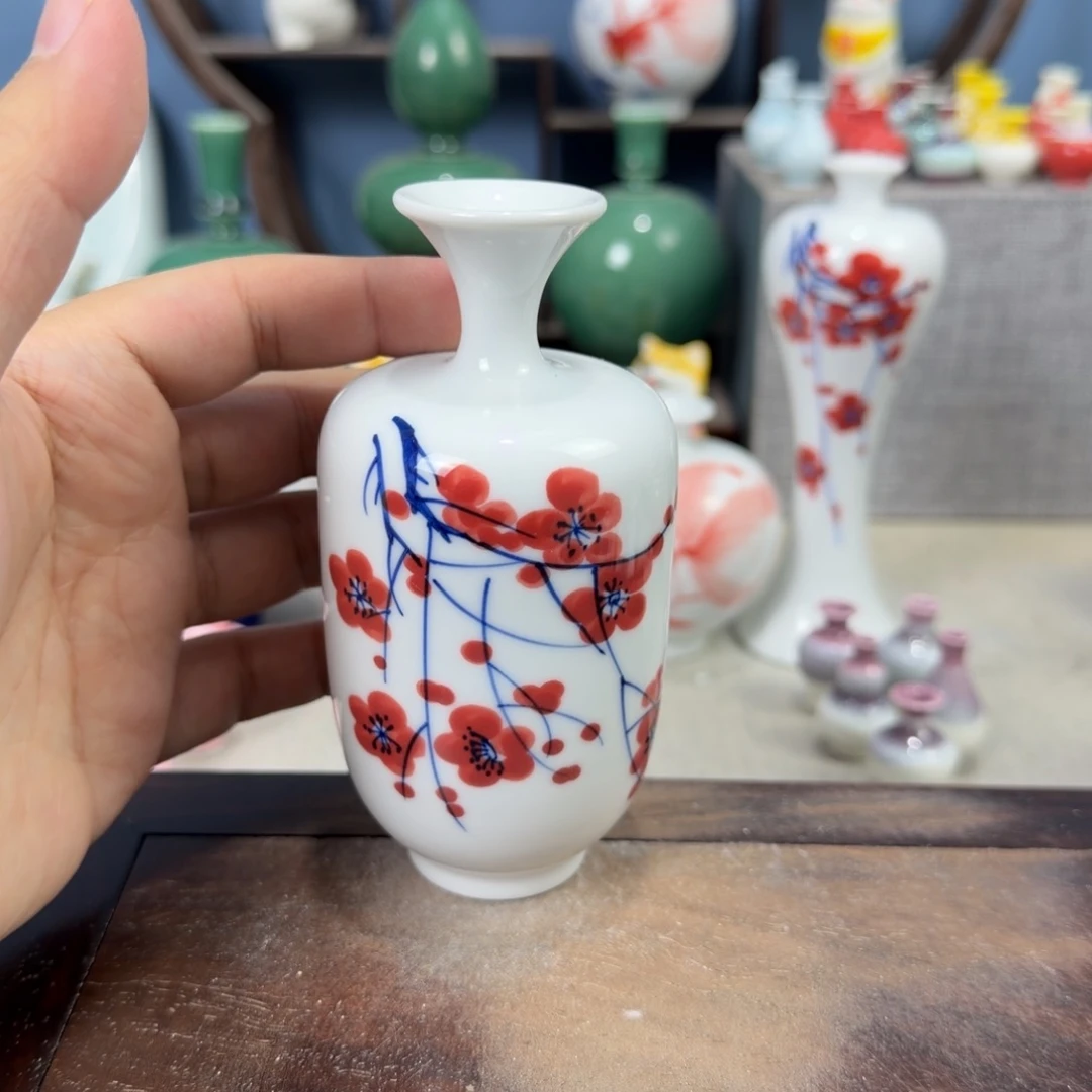 陶瓷手工小花器摆件