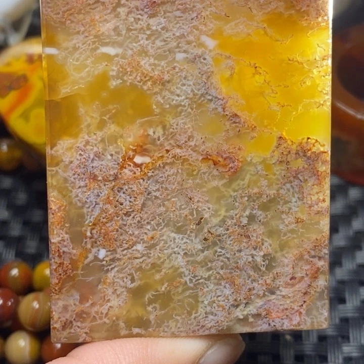 玛瑙/玉髓颈饰未镶嵌橘***~