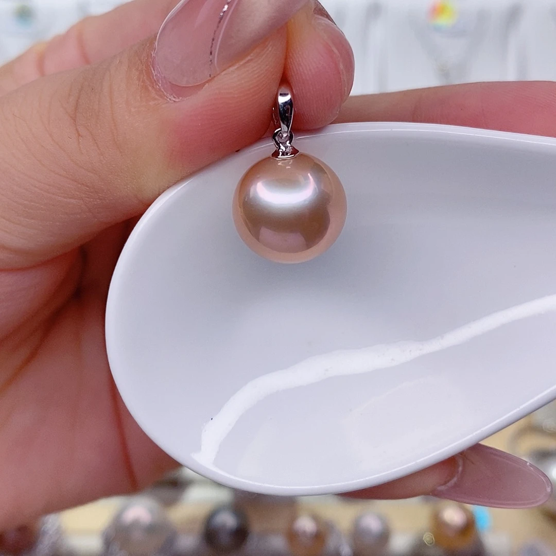 吊坠(赠链)淡水珍珠银S925镶嵌