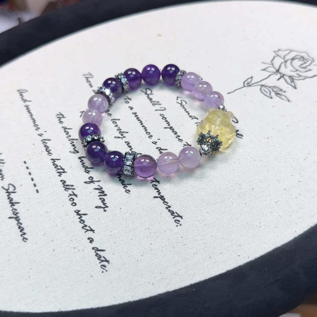 水晶手链未镶嵌设计款