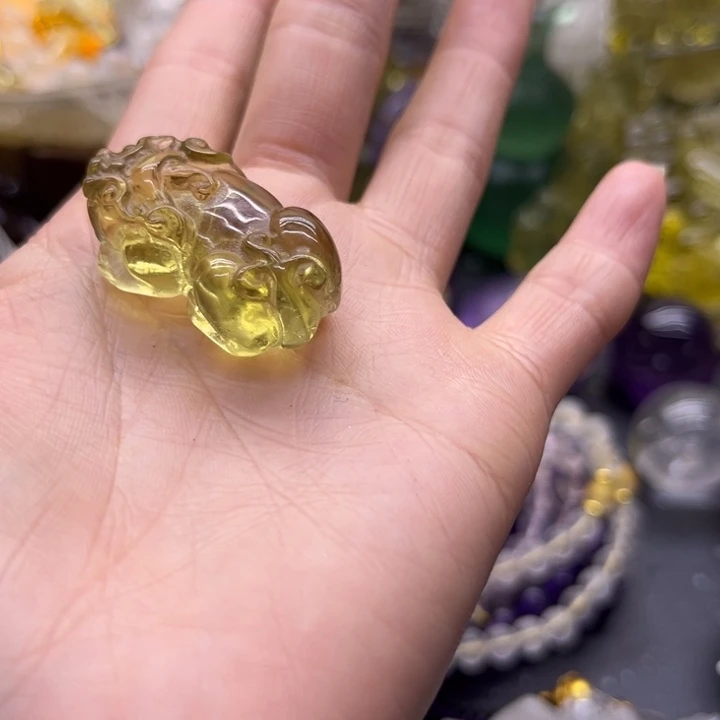 珠宝半成品水晶未镶嵌摆件