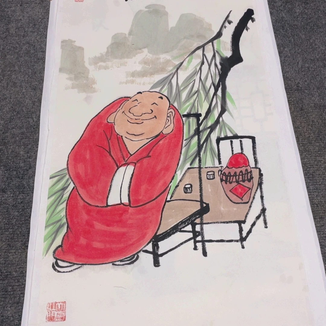 国画2平尺纯手绘国画作品