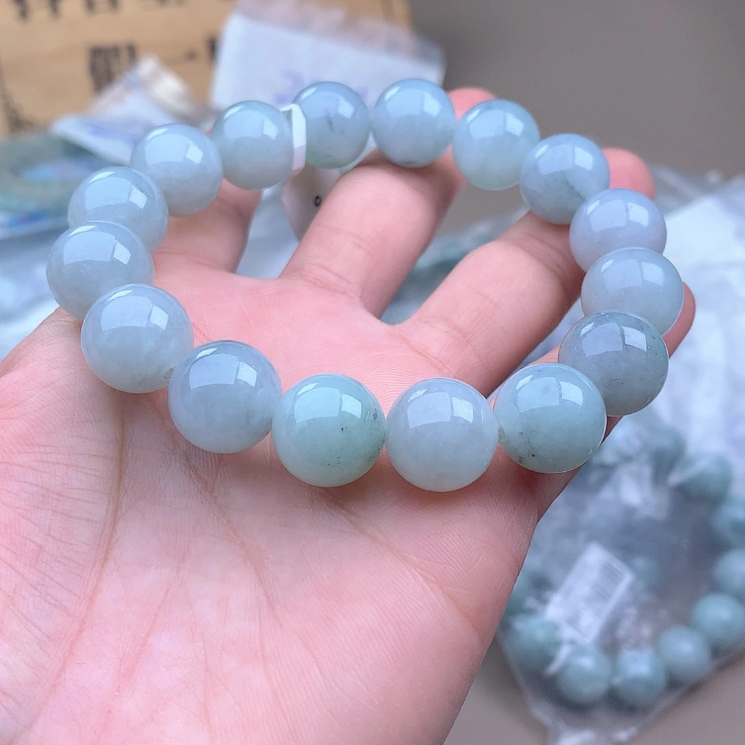 未镶嵌手串定制翡翠