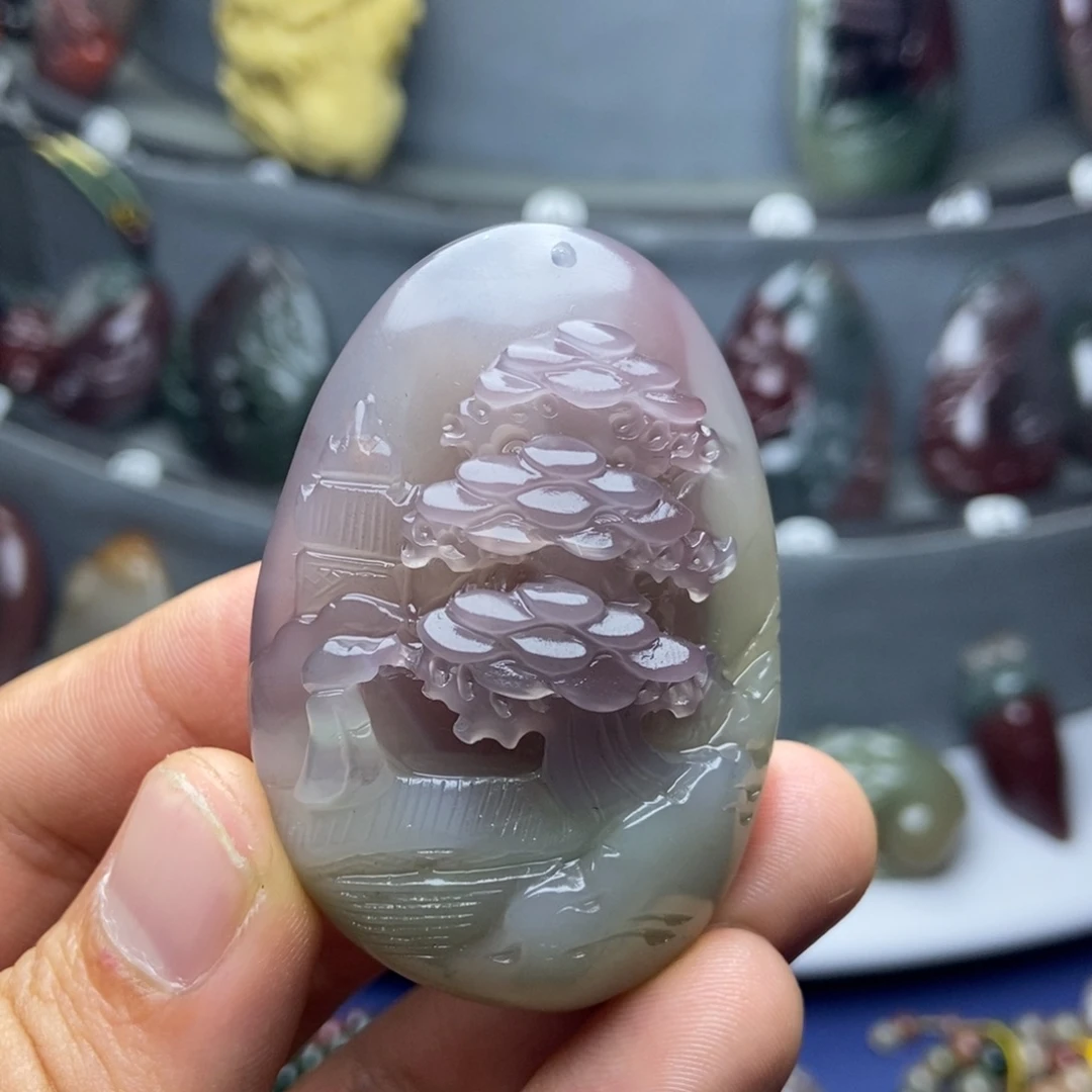 玛瑙/玉髓未镶嵌颈饰