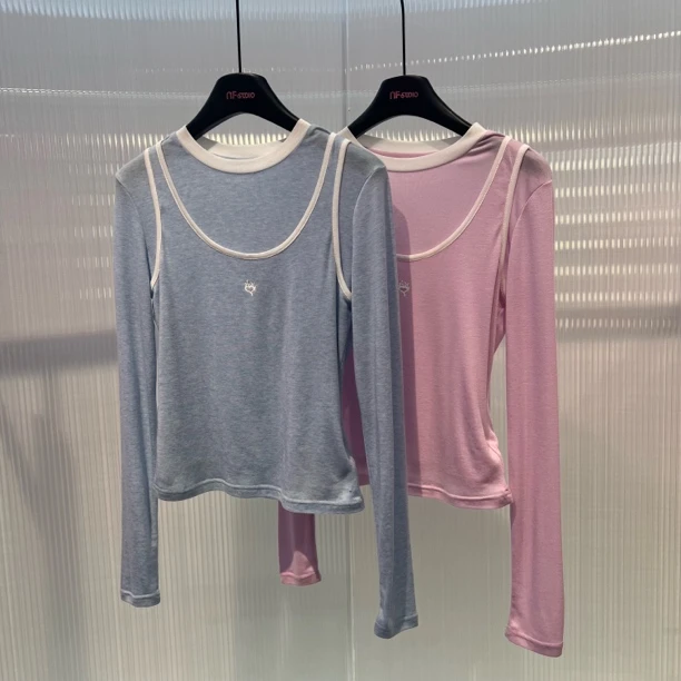 C-2420甜酷风打底衫