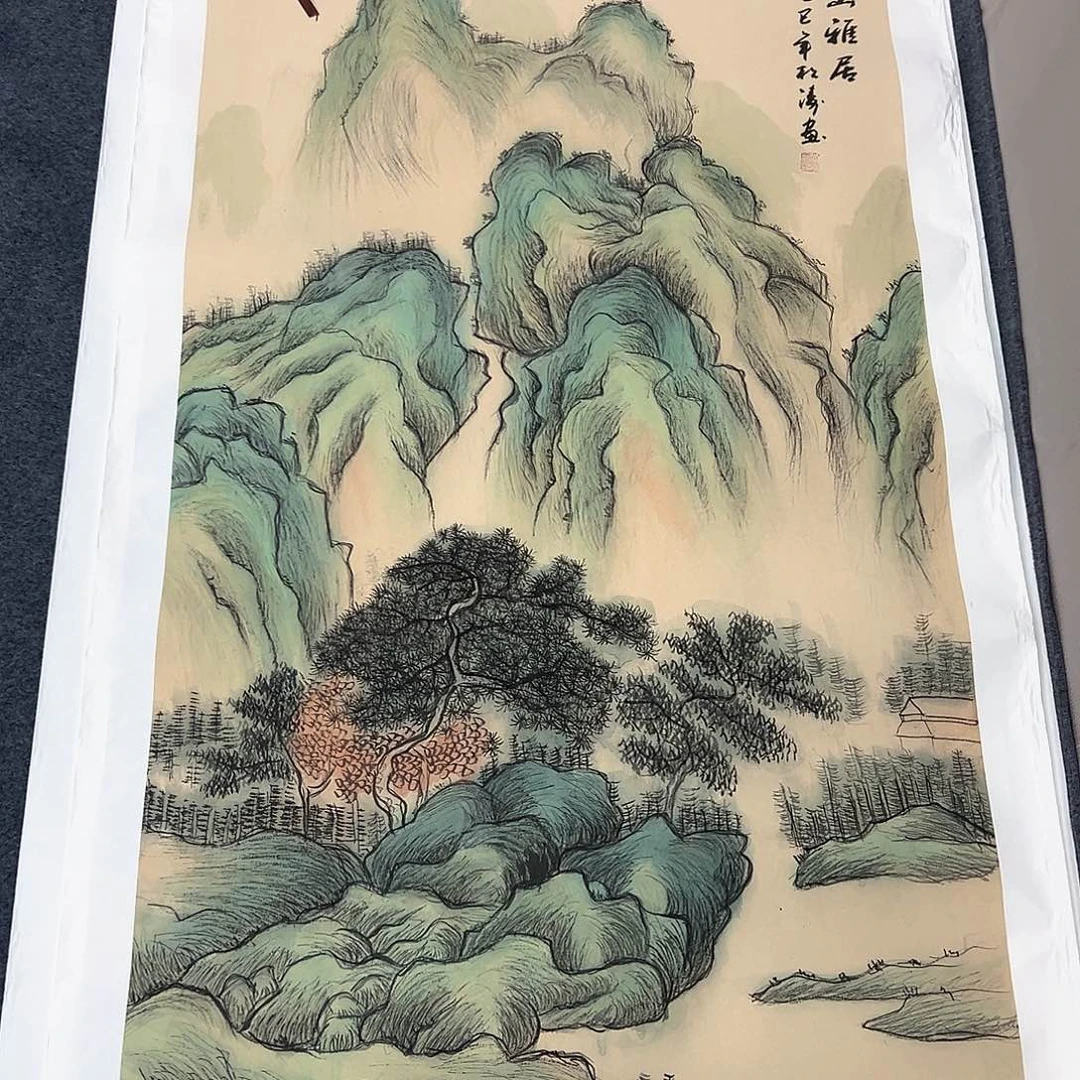 国画宣纸国画纯手绘作品