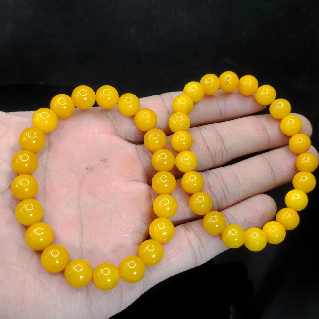 【康康严选】蜜蜡圆珠单圈手串GL【多样性发其一】约8mm+