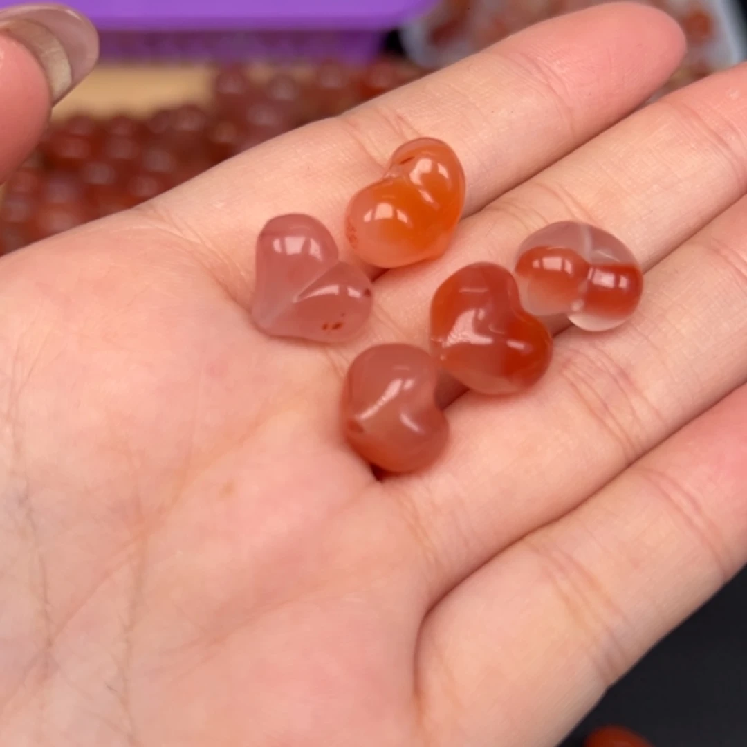 南红玛瑙未镶嵌吊坠(不含链)