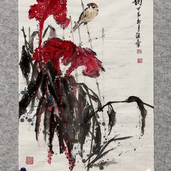 国画花鸟等多种鸟类的栖息地和