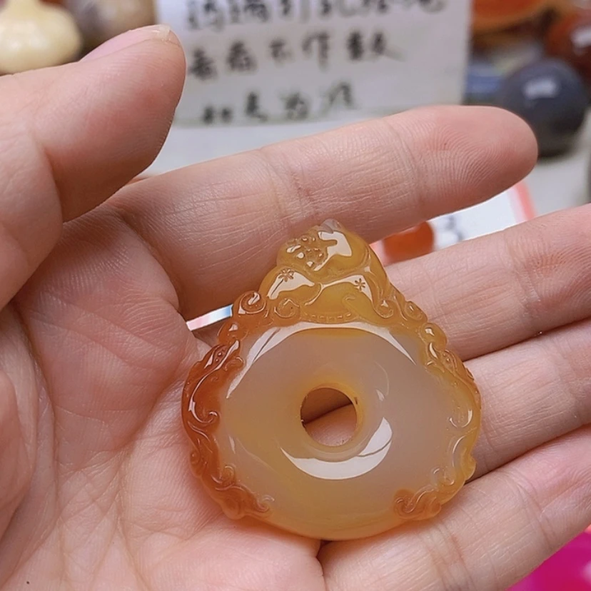 【闪购商品】未镶嵌玛瑙/玉髓珠宝半成品如*