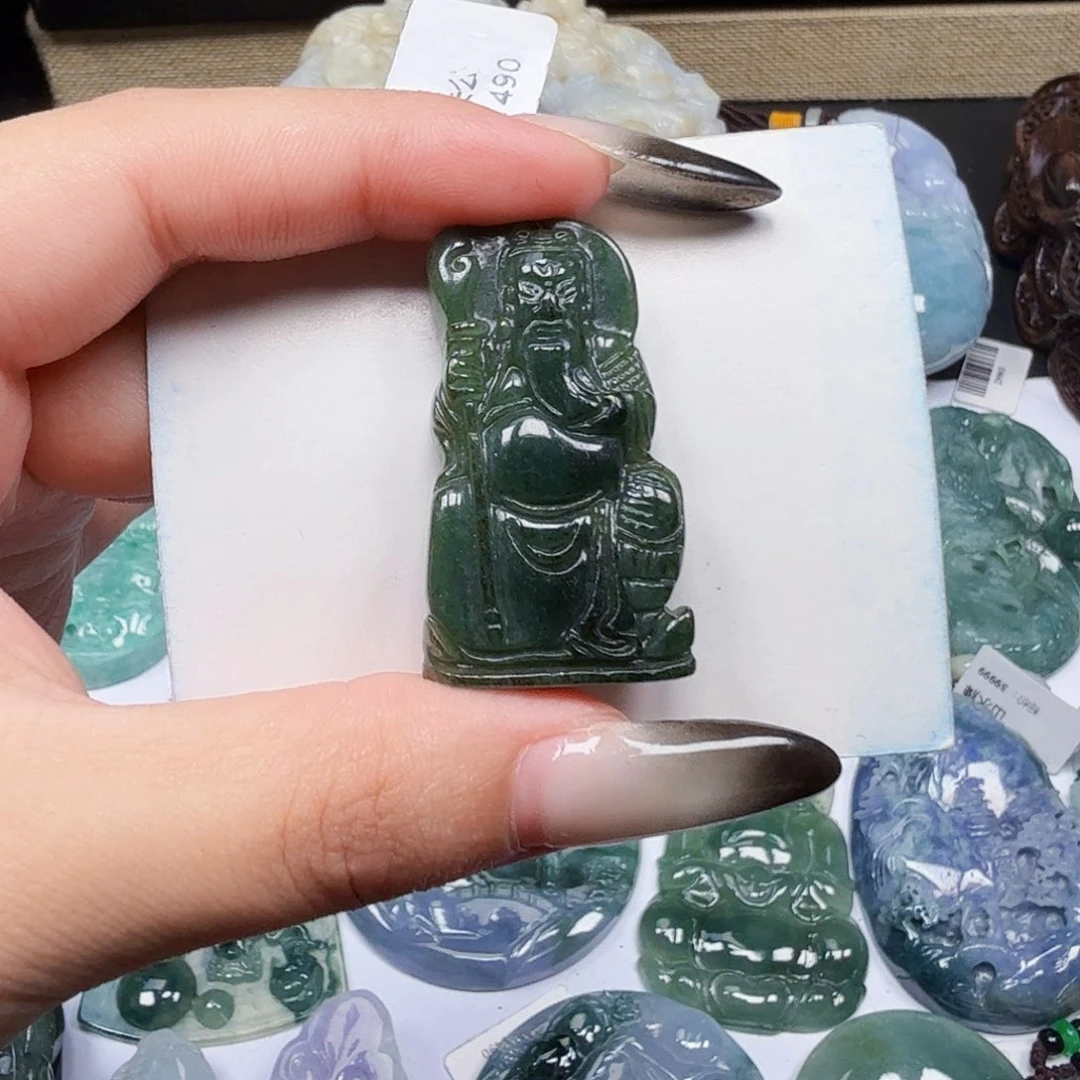 翡翠未镶嵌挂件翡翠