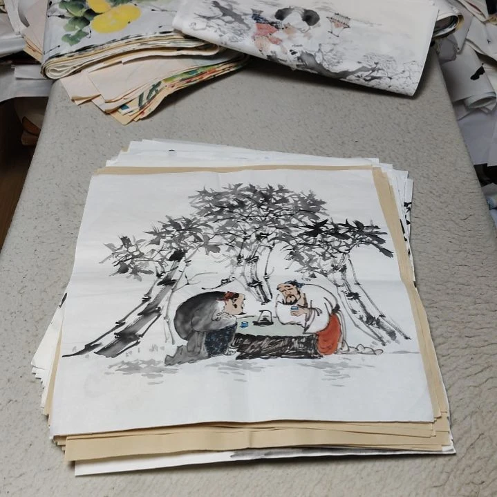 白***芷国画国画花鸟花鸟国画