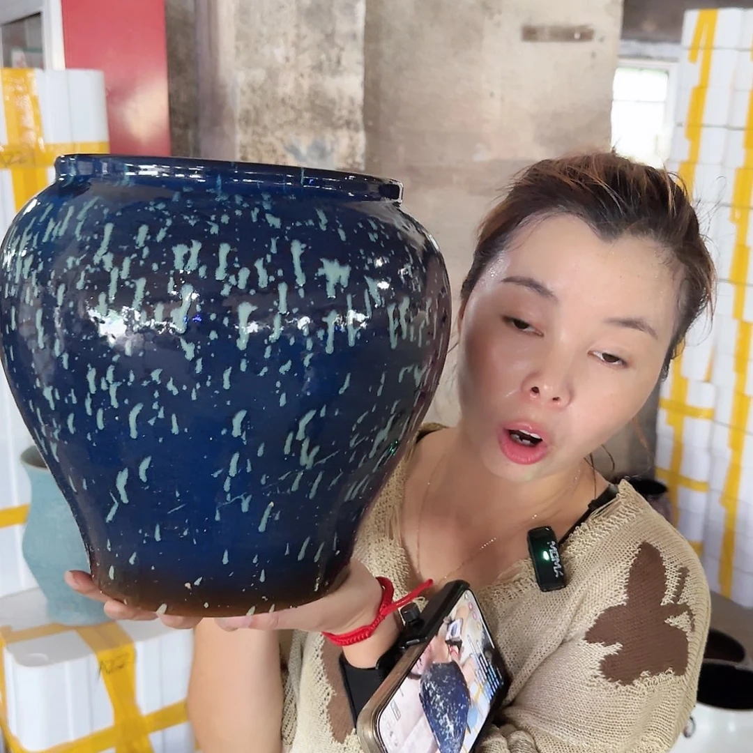 紫砂花盆王嫂花盆0924-180高27口20