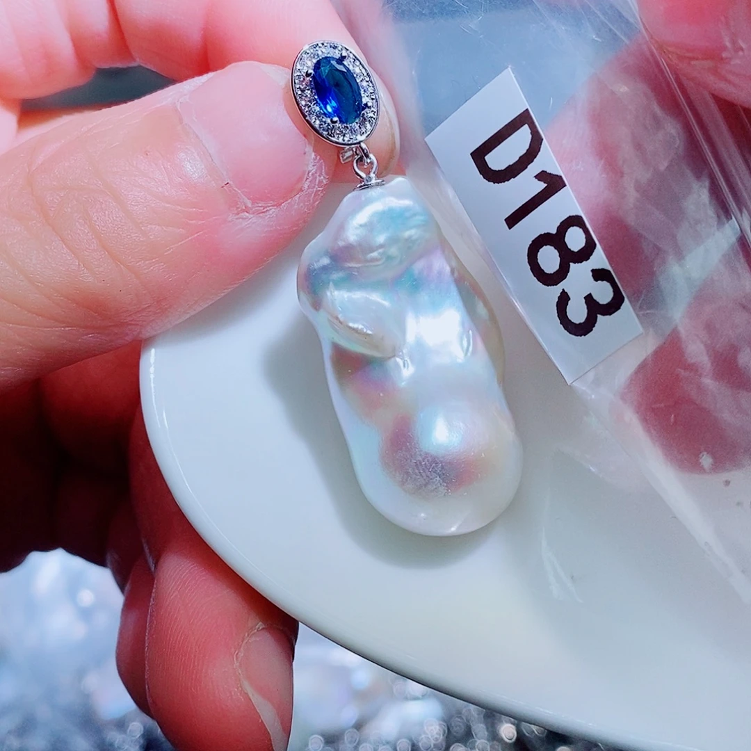 其他银S925镶嵌淡水珍珠