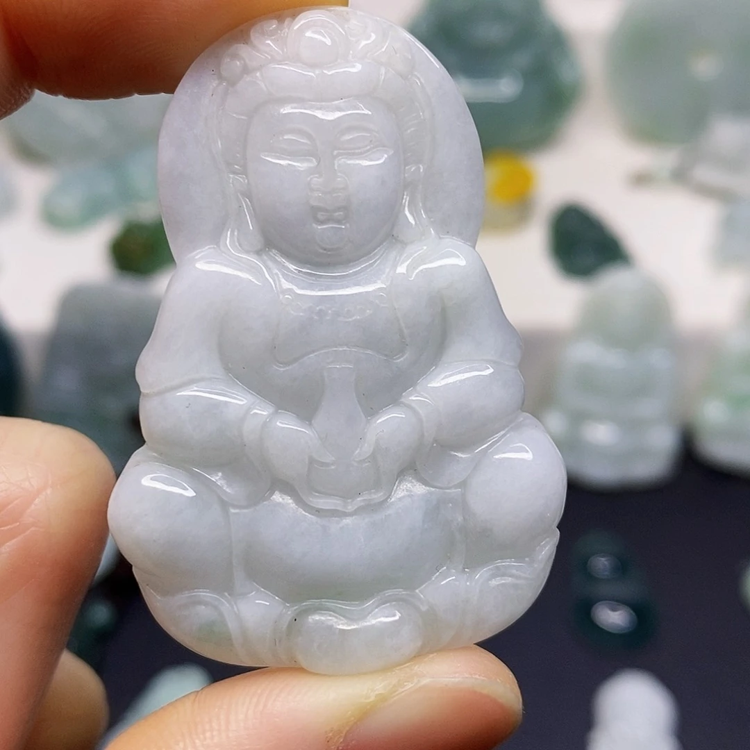 翡翠颈饰未镶嵌吊坠