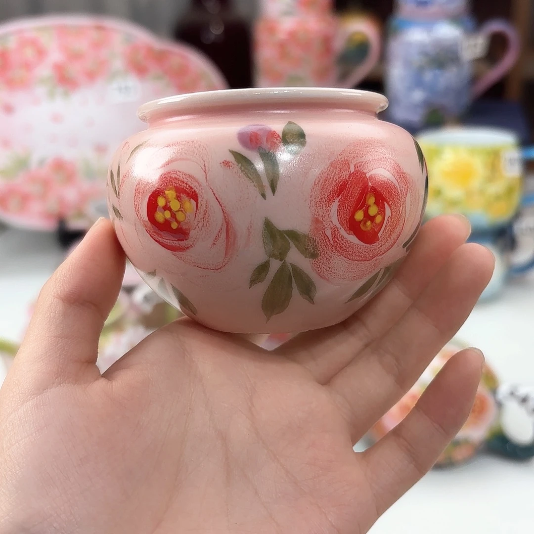 景德镇手绘高温釉下彩陶瓷茶具