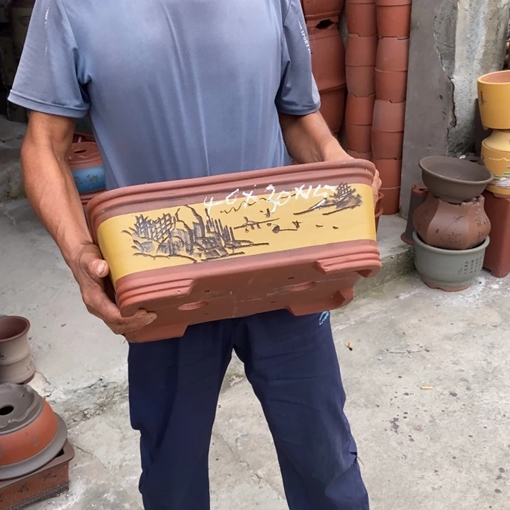 紫砂花盆紫砂花盆