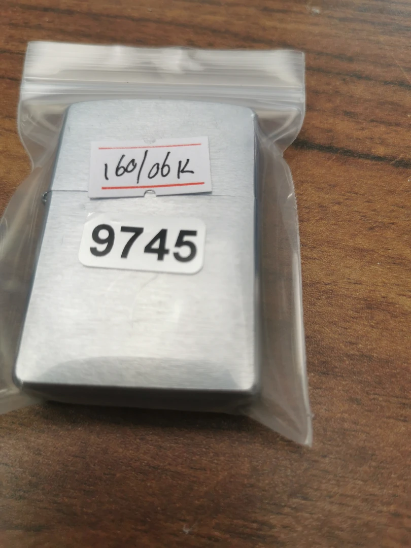 Zippo打火机回血06K拉丝光板-9745