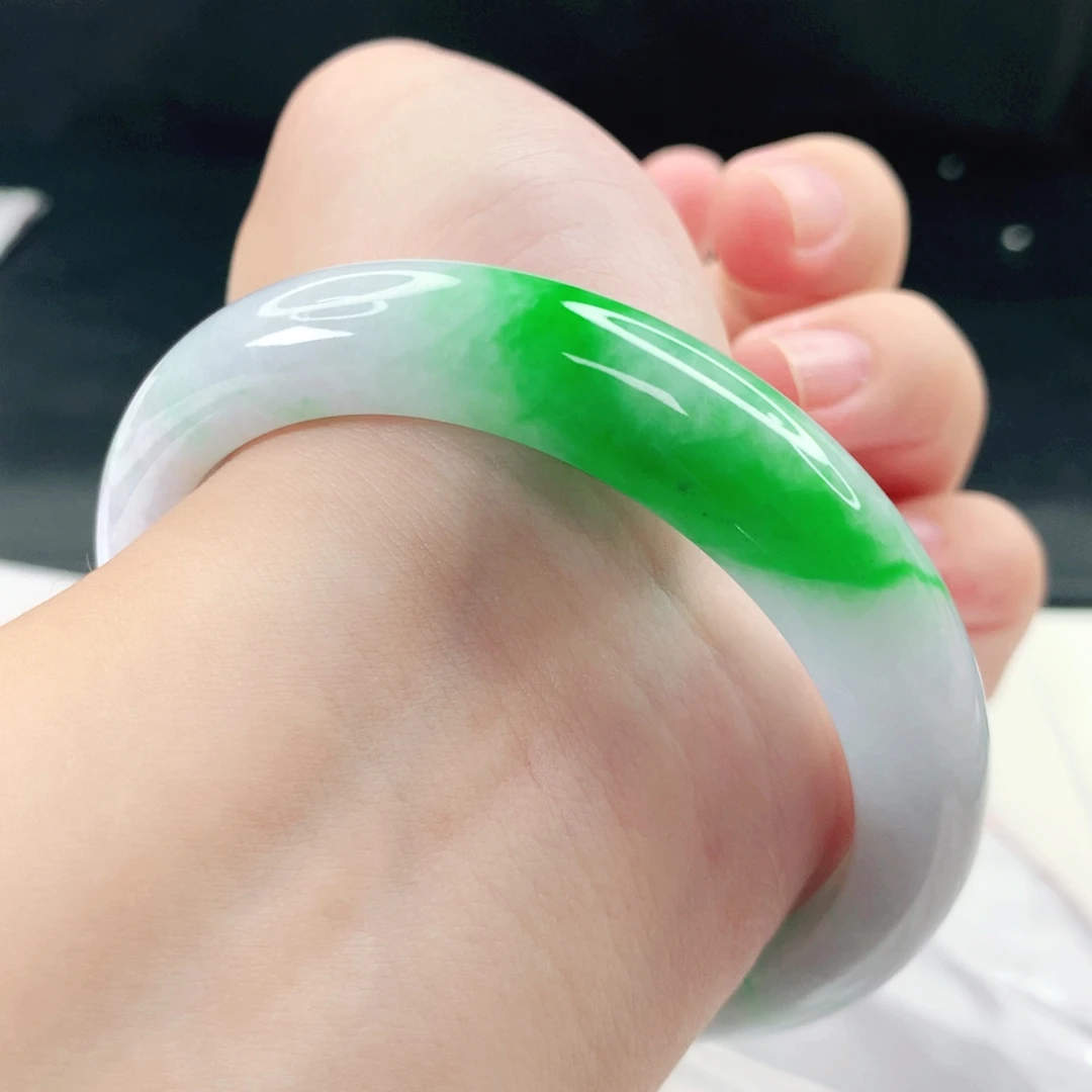 未镶嵌手镯翡翠正圈59