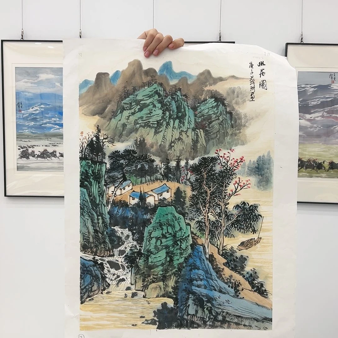 国画苏珊展览原作